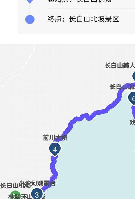 长白山天池旅游路线